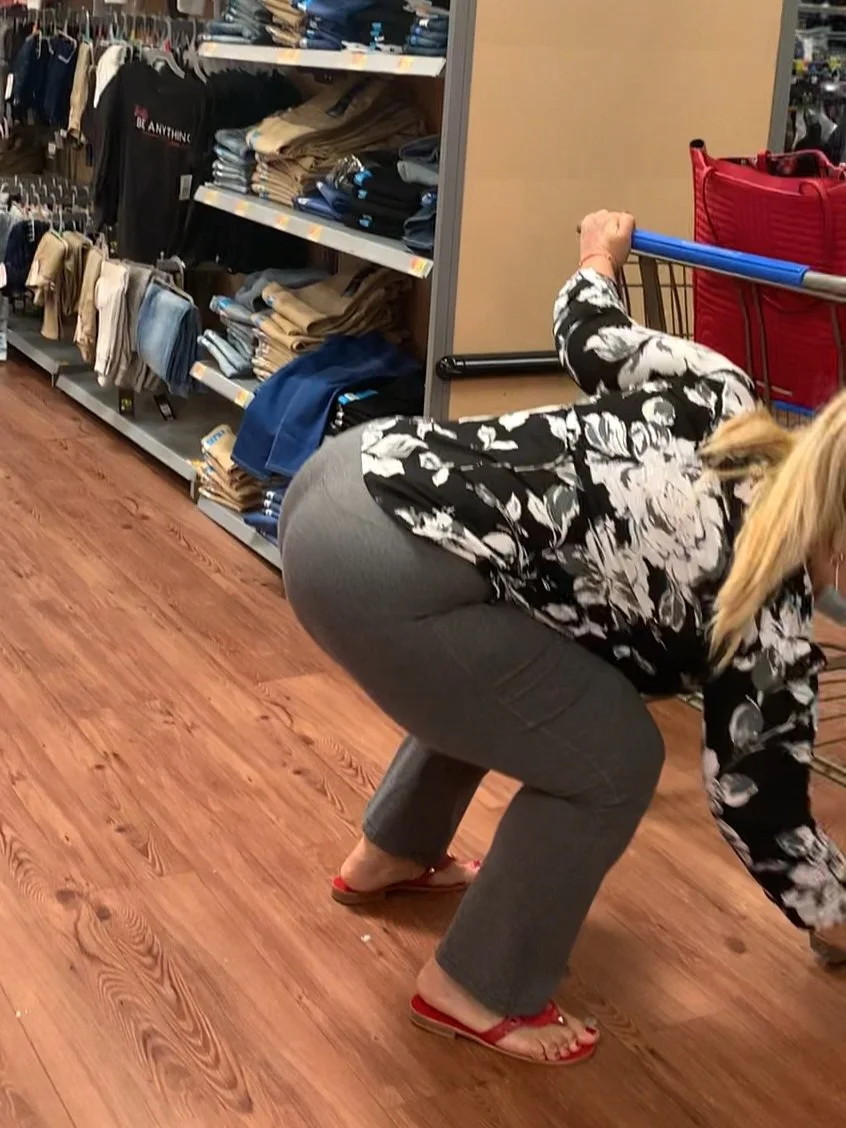 Gray Pants BBW Latina Milf image 2