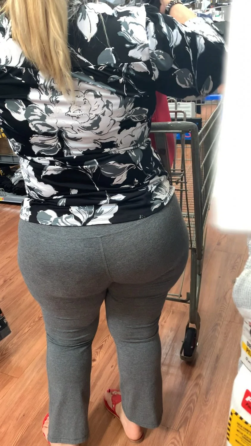 Gray Pants BBW Latina Milf image 5