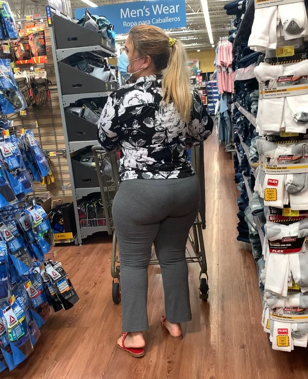Gray Pants BBW Latina Milf image 6