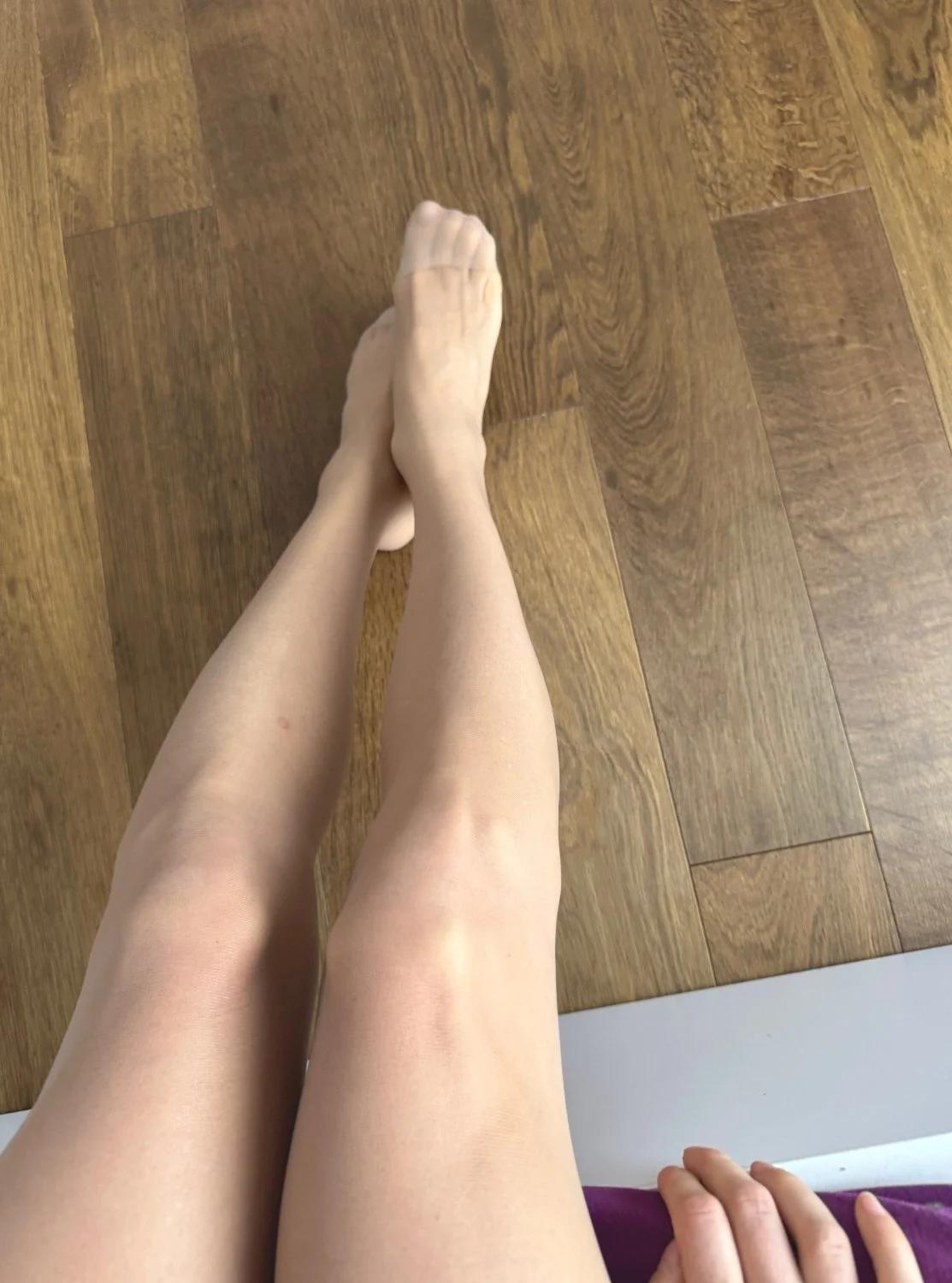 Rip my stockings and tease my perfect long legs main image