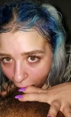 Blue-haired shows off her skills on BBC image 3