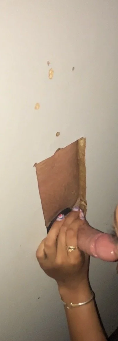 Teen gf sucked & fucked with dirty old men in gloryhole main image