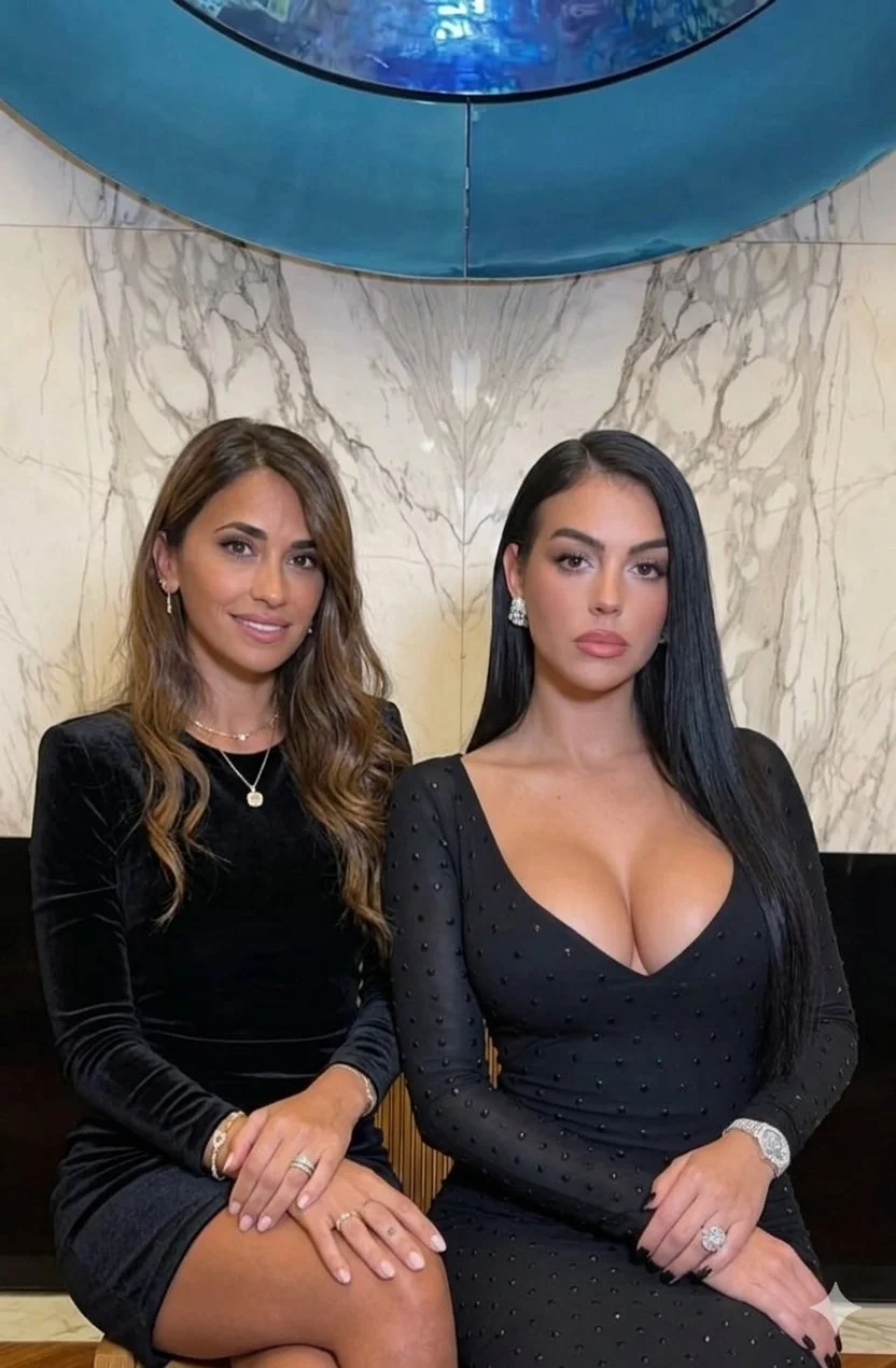 ANTONELA ROCCUZZO Y GEORGINA RODRÍGUEZ ❤️‍🔥❤️‍🔥❤️‍🔥desnudas tetas grandes😍 image 12
