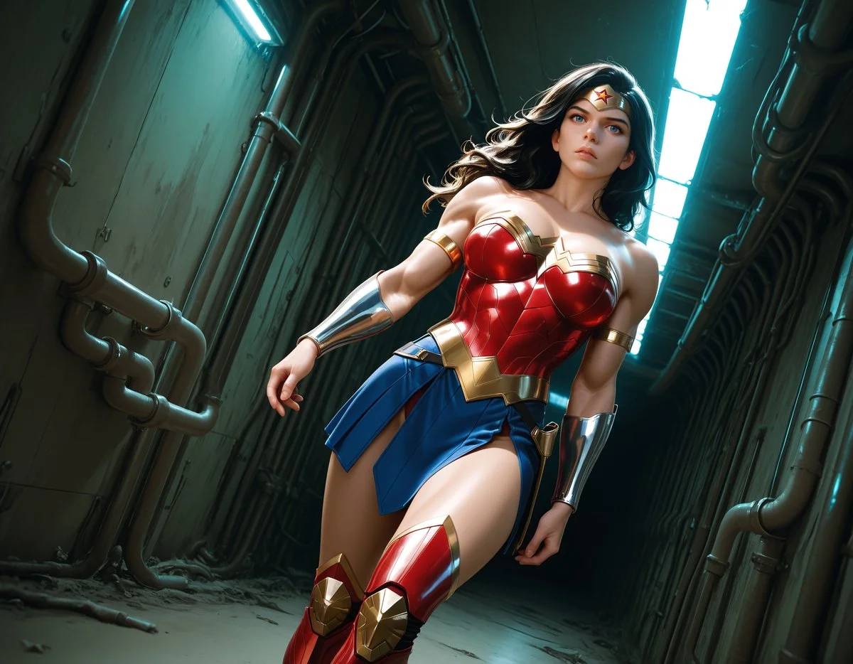 Wonder Woman gets caught & gang-fucked 😍 main image