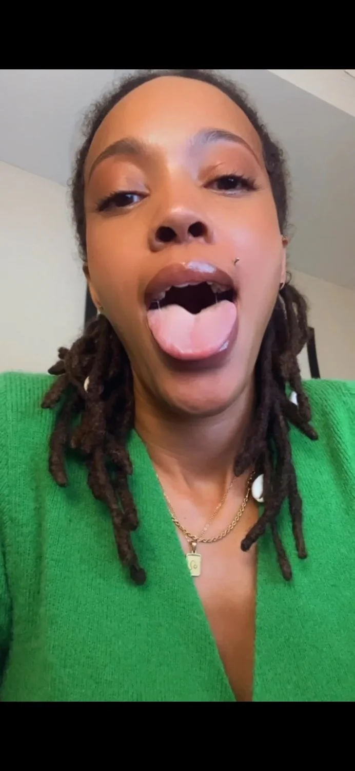 Dyke with big mouth for big dicks image 5