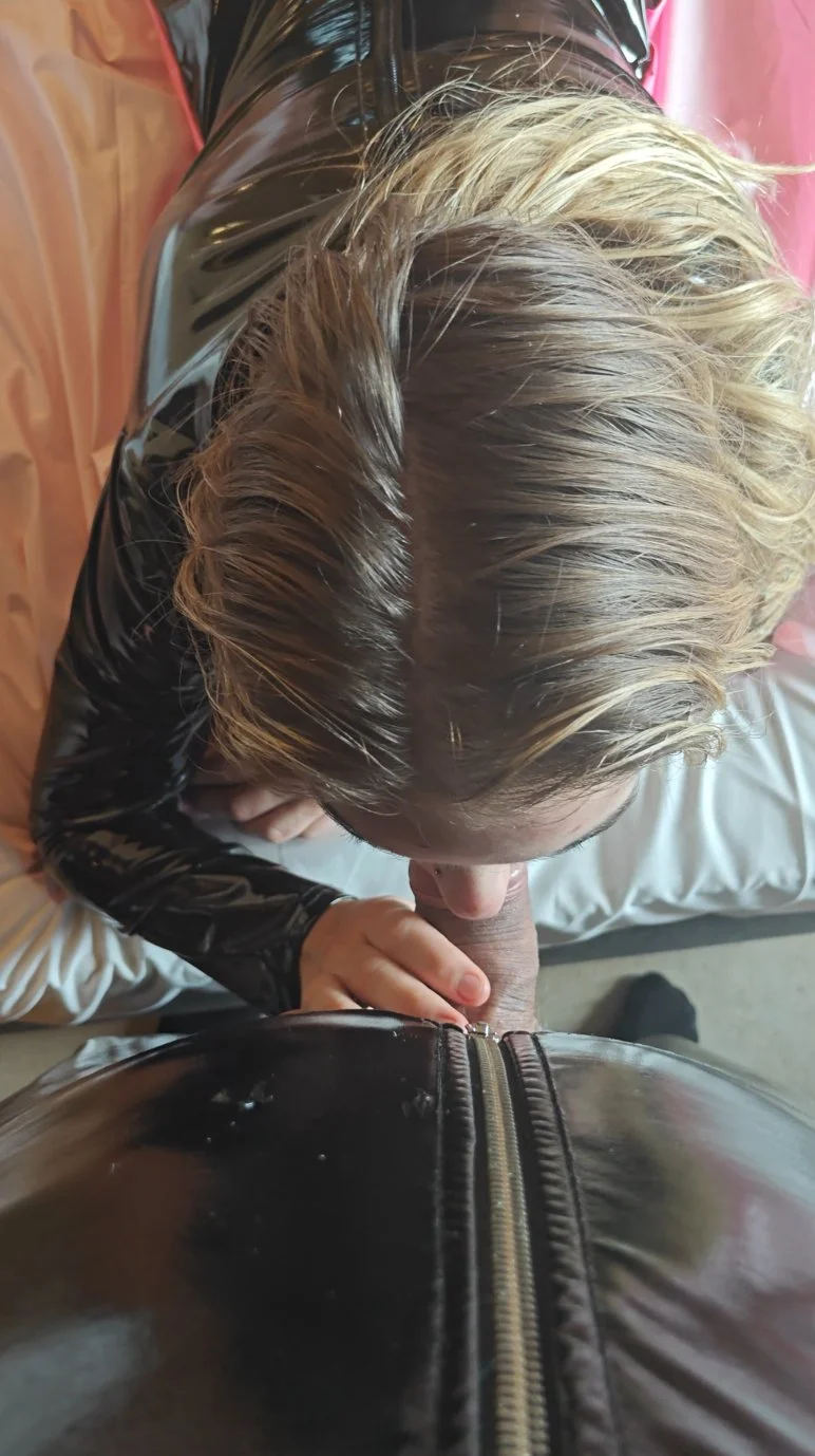 New fucking GF in PVC image 10