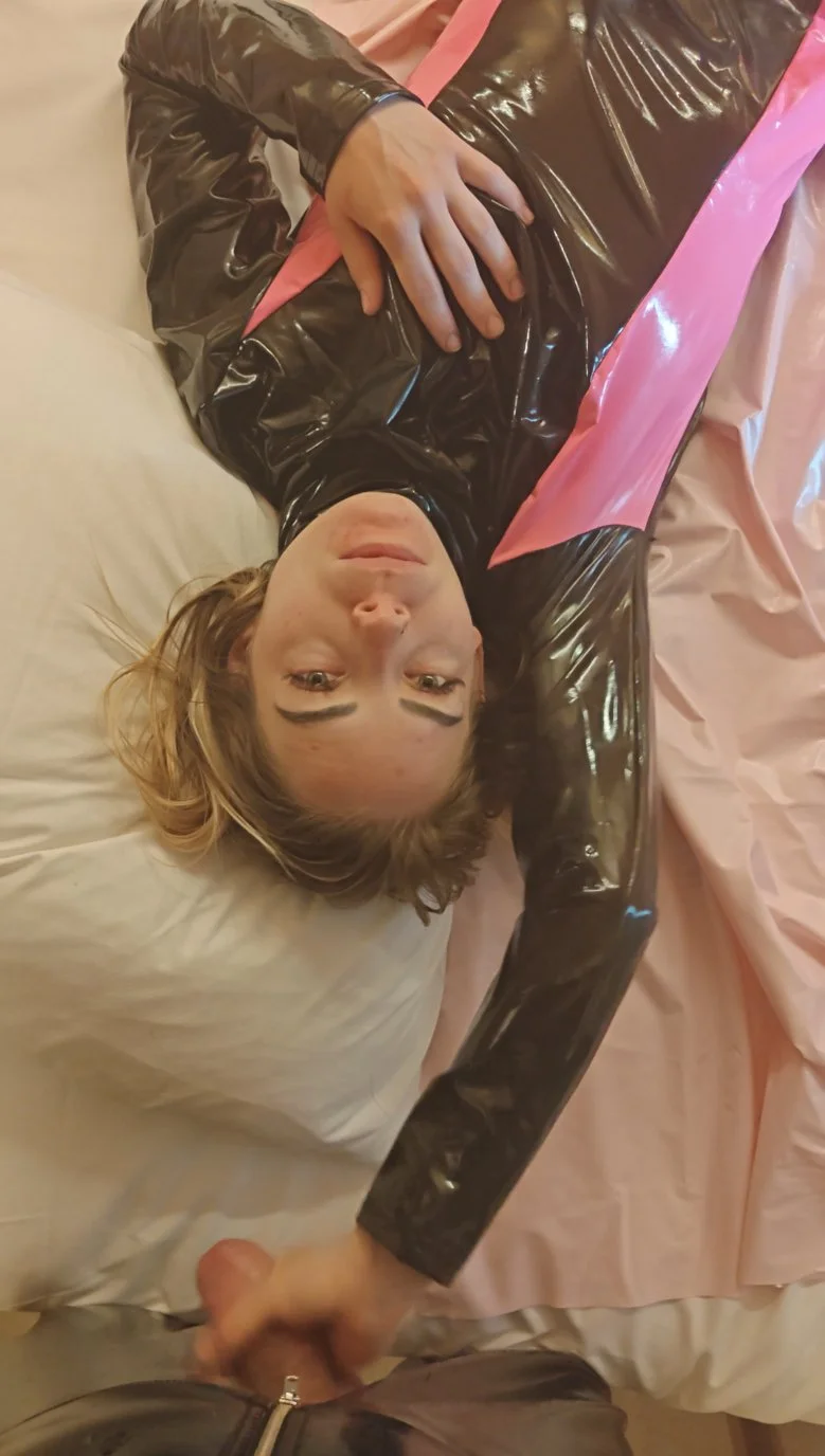 New fucking GF in PVC image 8