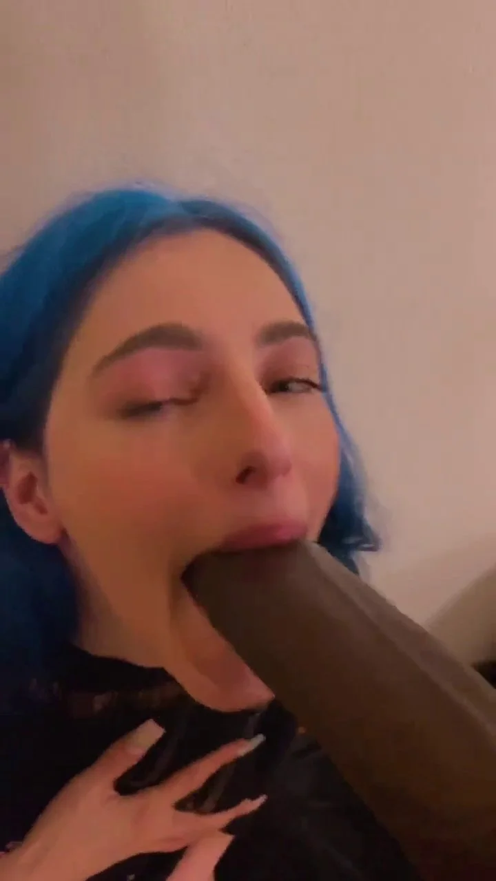 Elephant BBC owning white girl's mouth image 5