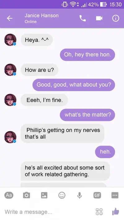 [comic] a chat with janice (english - español) cover image