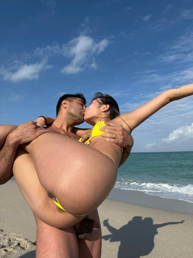 Freaky mixed Asian couples having fun at holidays 🥵🏖️🏝️🔥 image 30