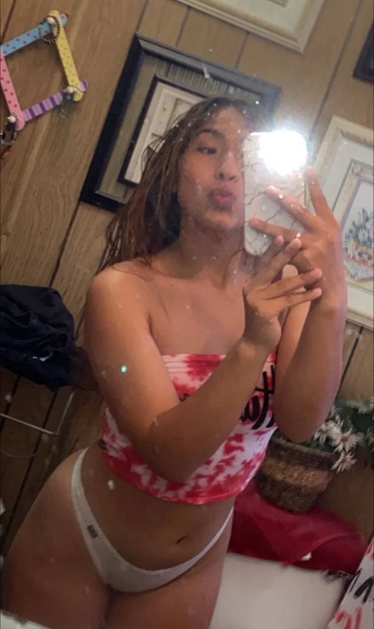 slutty latina teen loves showing off her petite frame image 2
