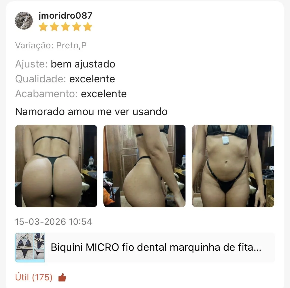 Esposa avaliada na shopee mandada por seguidor. image 3