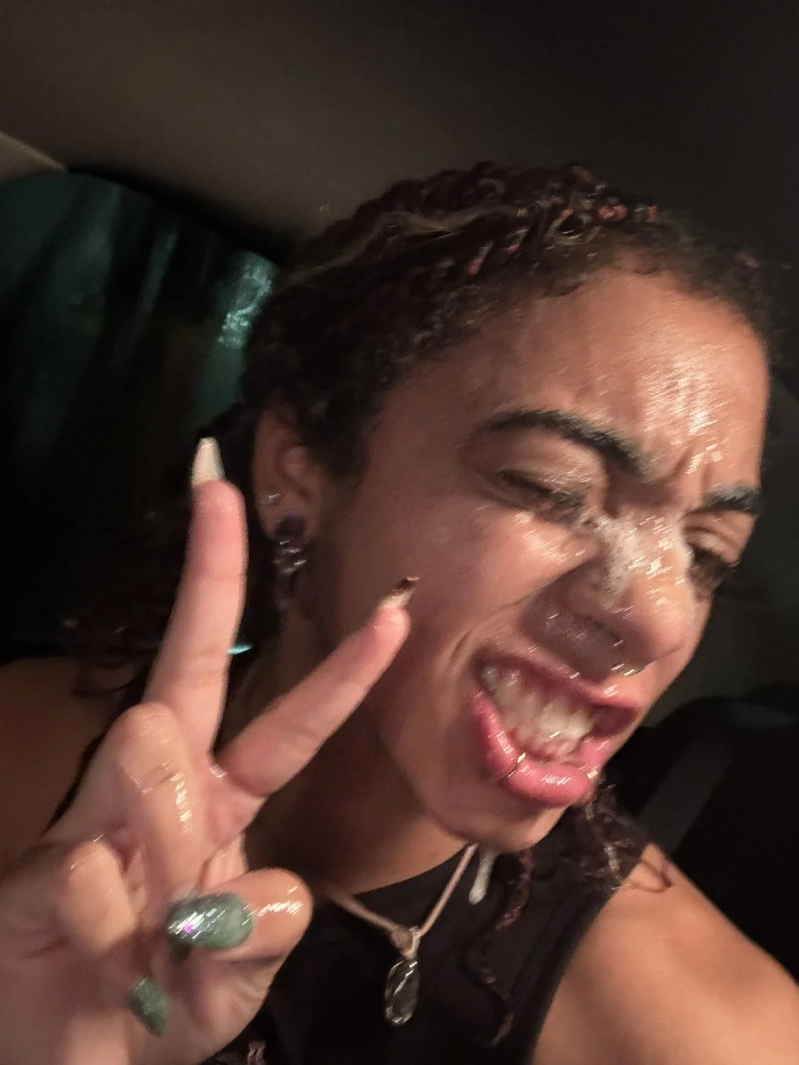 Zerella Skies cum covered image 23