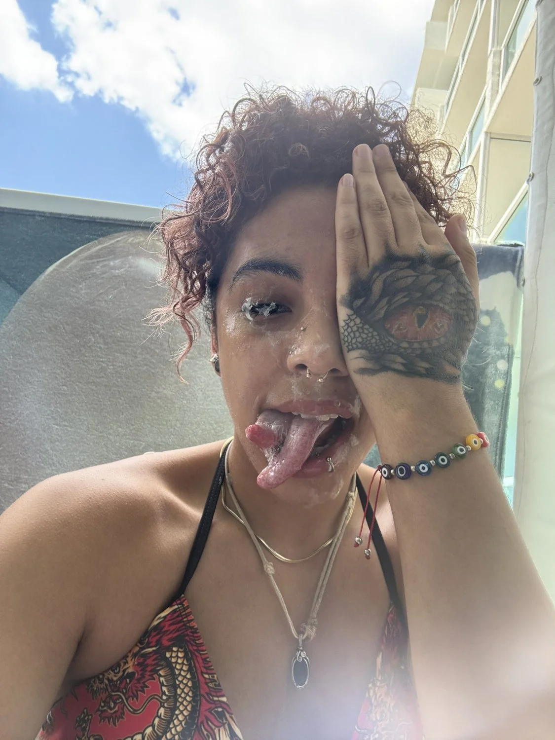 Zerella Skies cum covered image 31