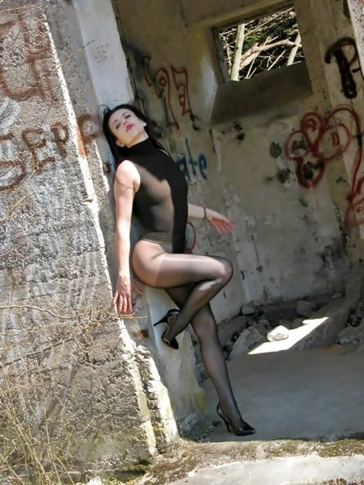 Frauen Nylon Glanzstrrumpfhose image 5
