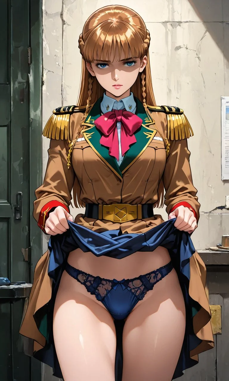 [Gundam Wing] Relena shows off her panties image 5