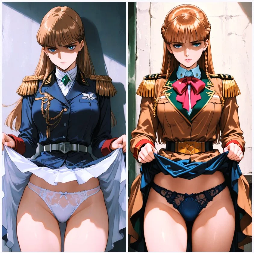 [Gundam Wing] Relena shows off her panties image 8