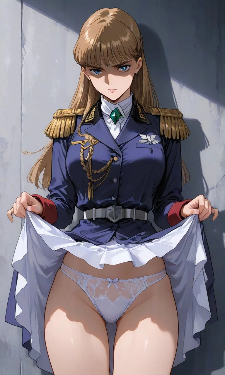 [Gundam Wing] Relena shows off her panties image 9