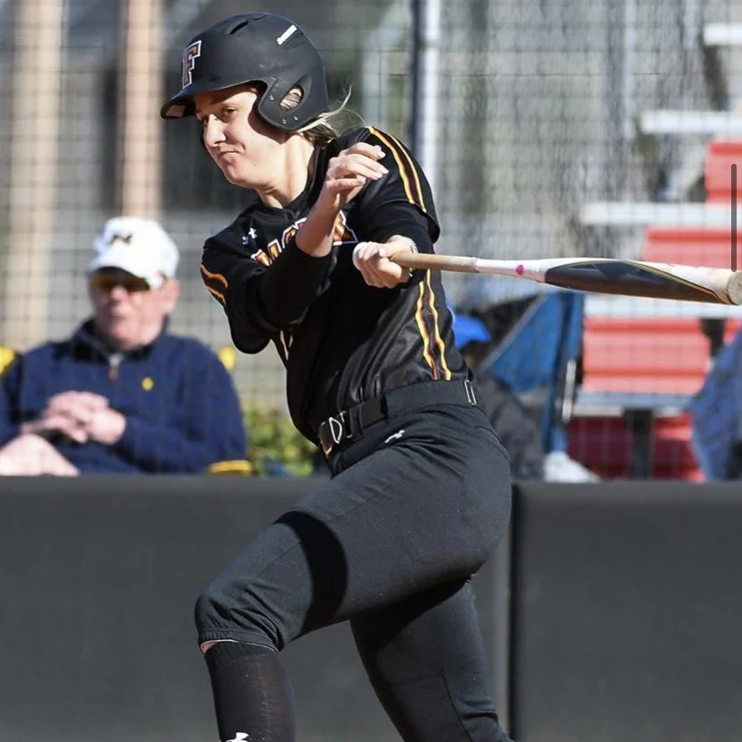 Softball athlete taking BBC image 3