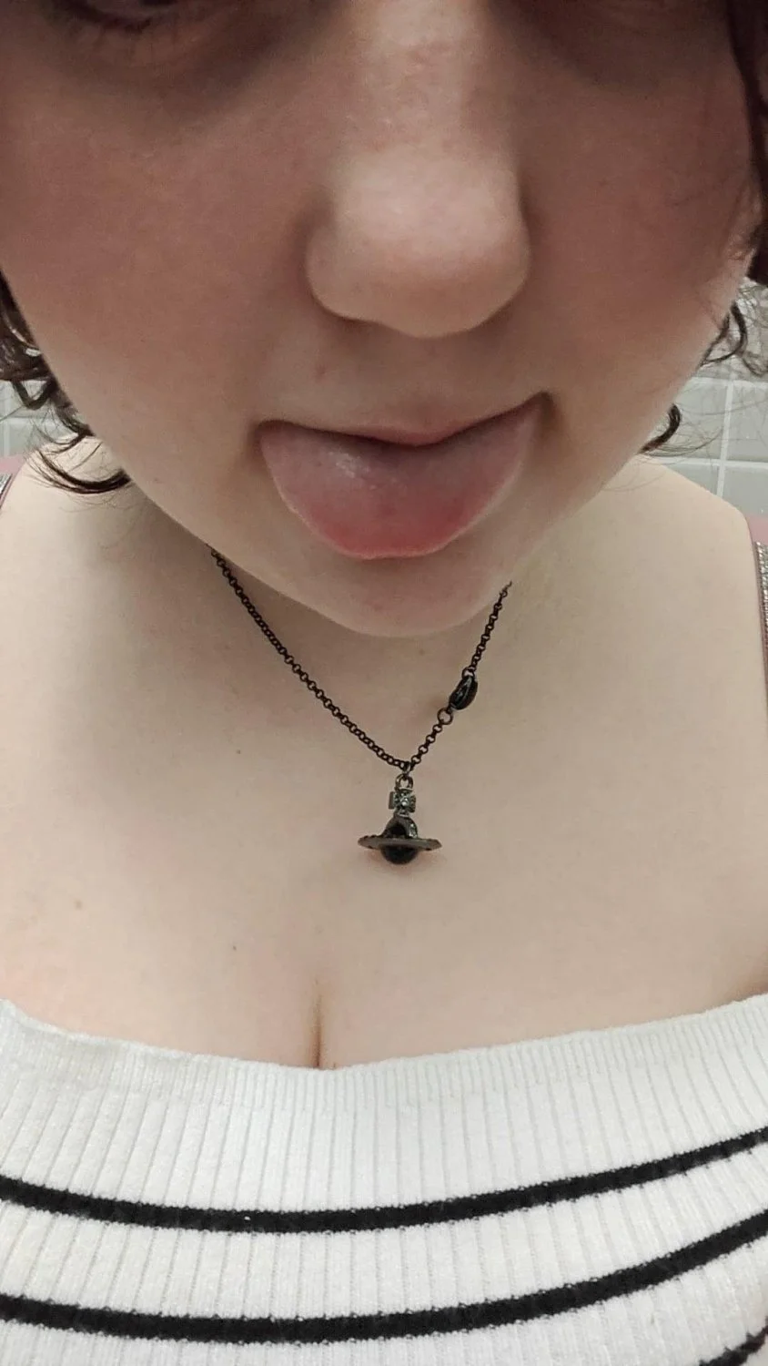 Come check out Veronika a chubby little whore who’s nothing good but for us to cum to image 2