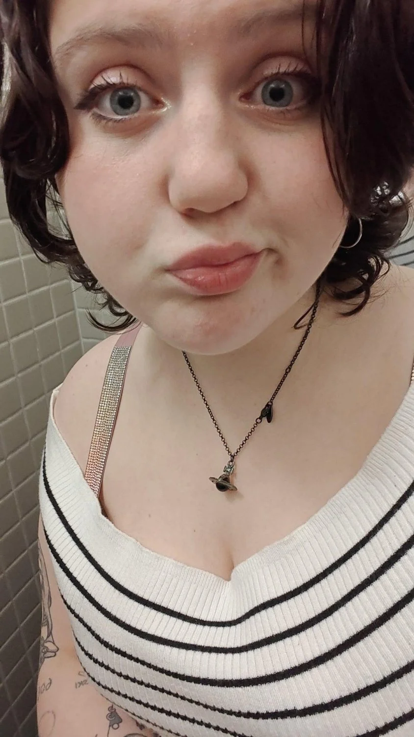 Come check out Veronika a chubby little whore who’s nothing good but for us to cum to image 5