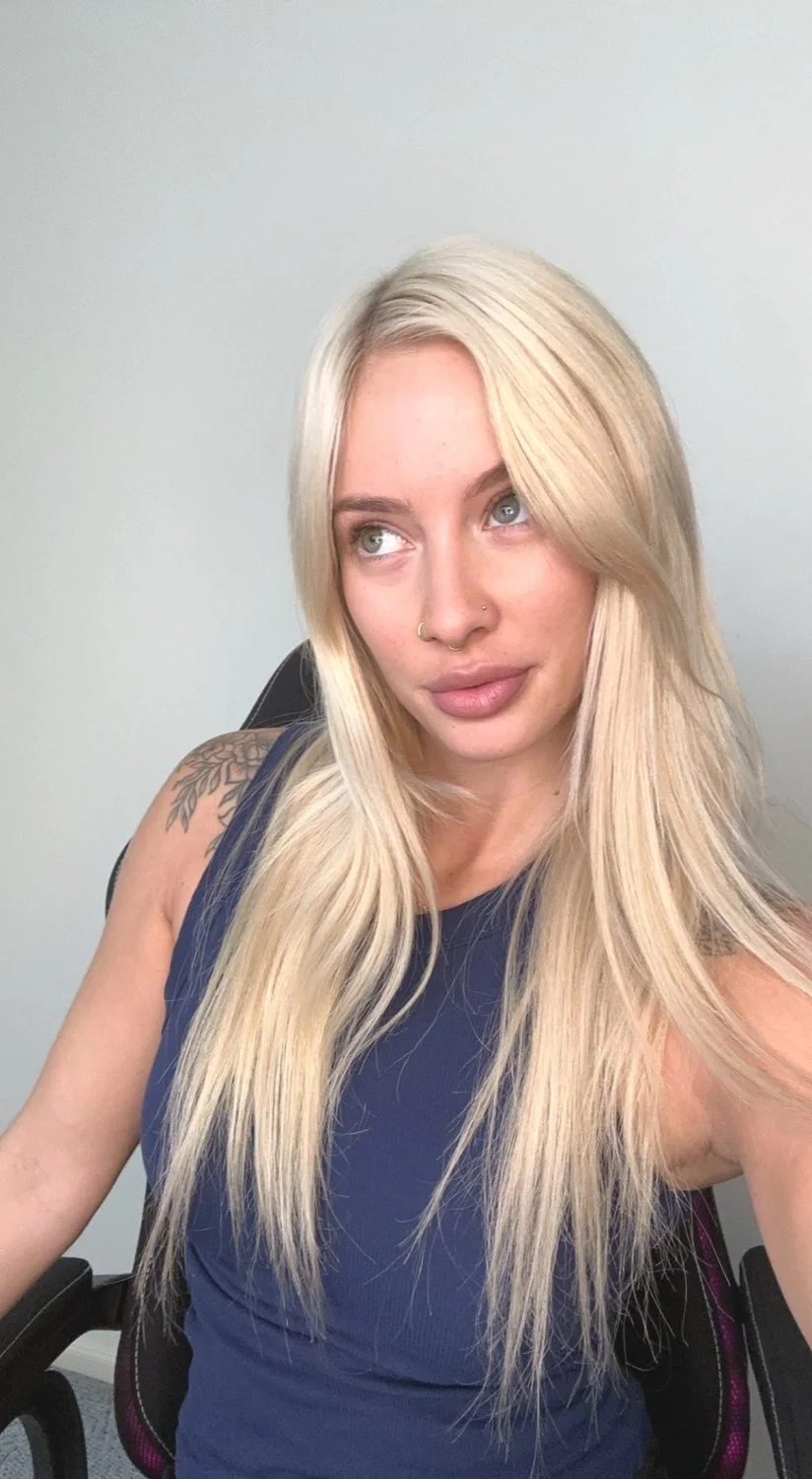 Blonde and naughty how you like it main image