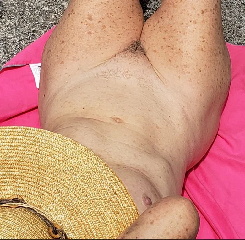 Cheating granny nurse Solange other outdoor pics image 21