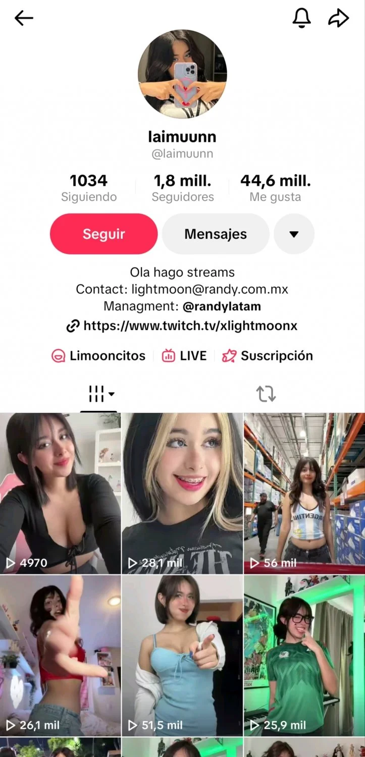 laimuunn buenísima tik toker y streamer mexicana parte 1 image 36