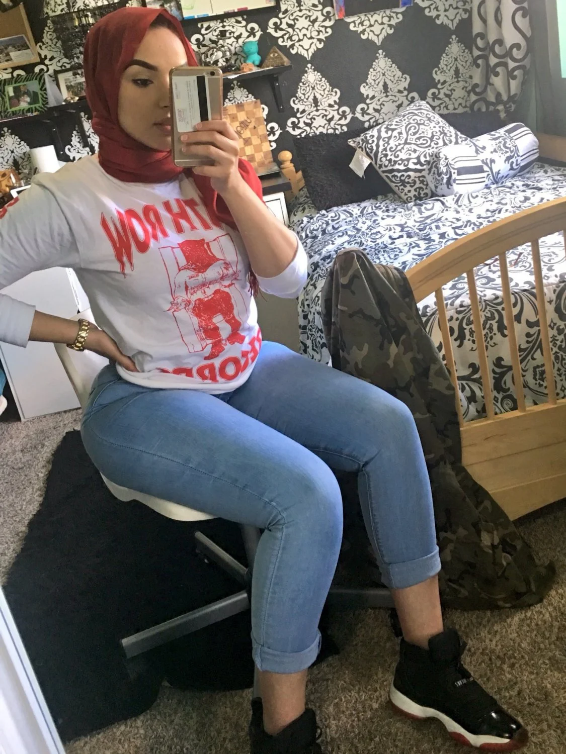 busty 🇩🇿 hijabi loves bbc 🍆 image 20