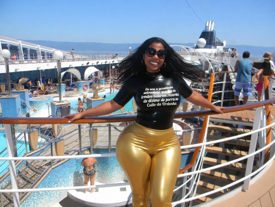 Milf negra e suas duas filhas no culto da ordenha. Parte 1. TABOO - AI - IA - CHURCH image 11