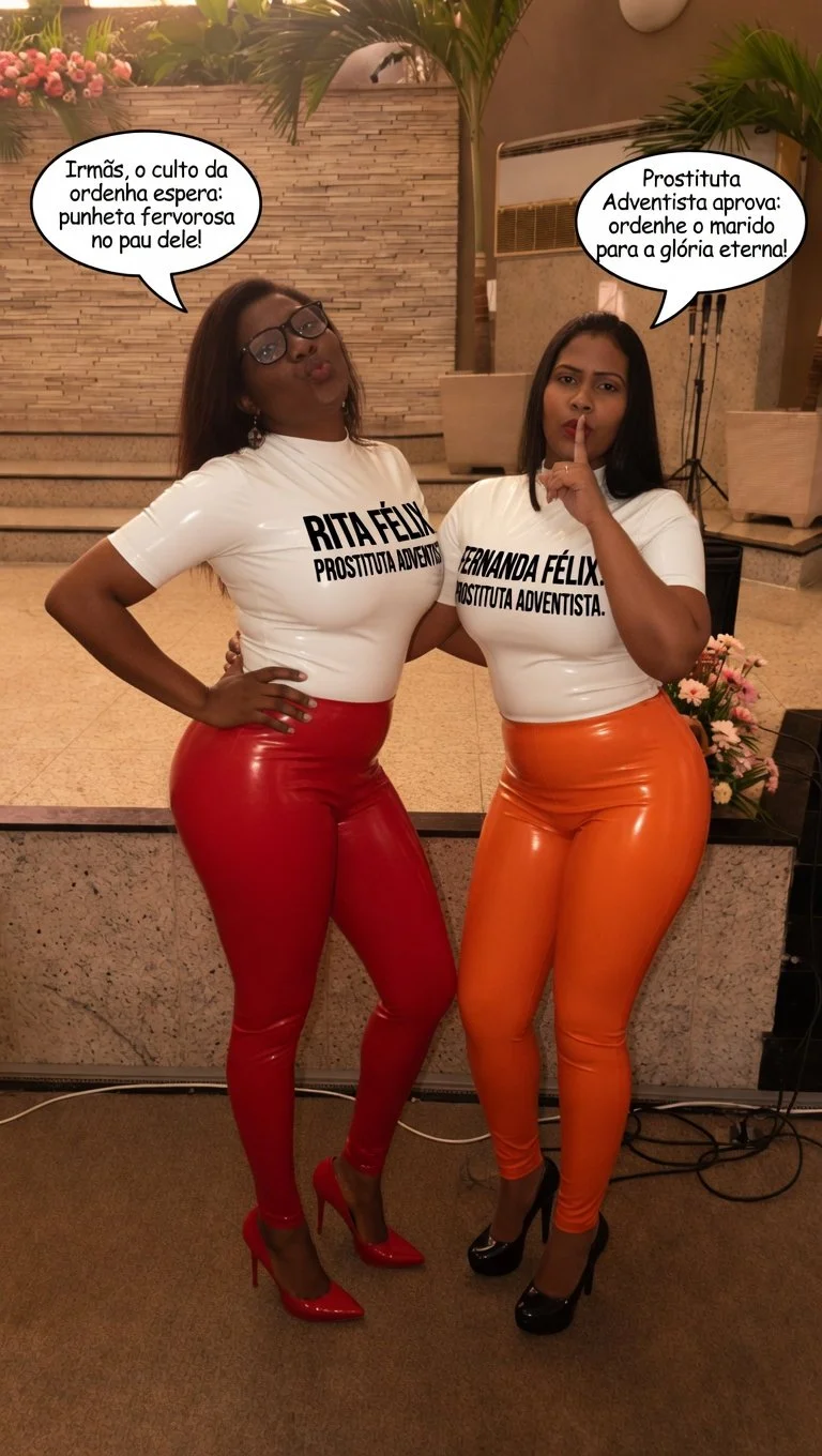 Milf negra e suas duas filhas no culto da ordenha. Parte 1. TABOO - AI - IA - CHURCH image 13