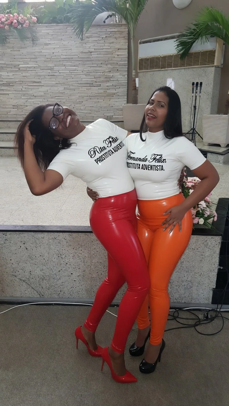 Milf negra e suas duas filhas no culto da ordenha. Parte 1. TABOO - AI - IA - CHURCH image 16