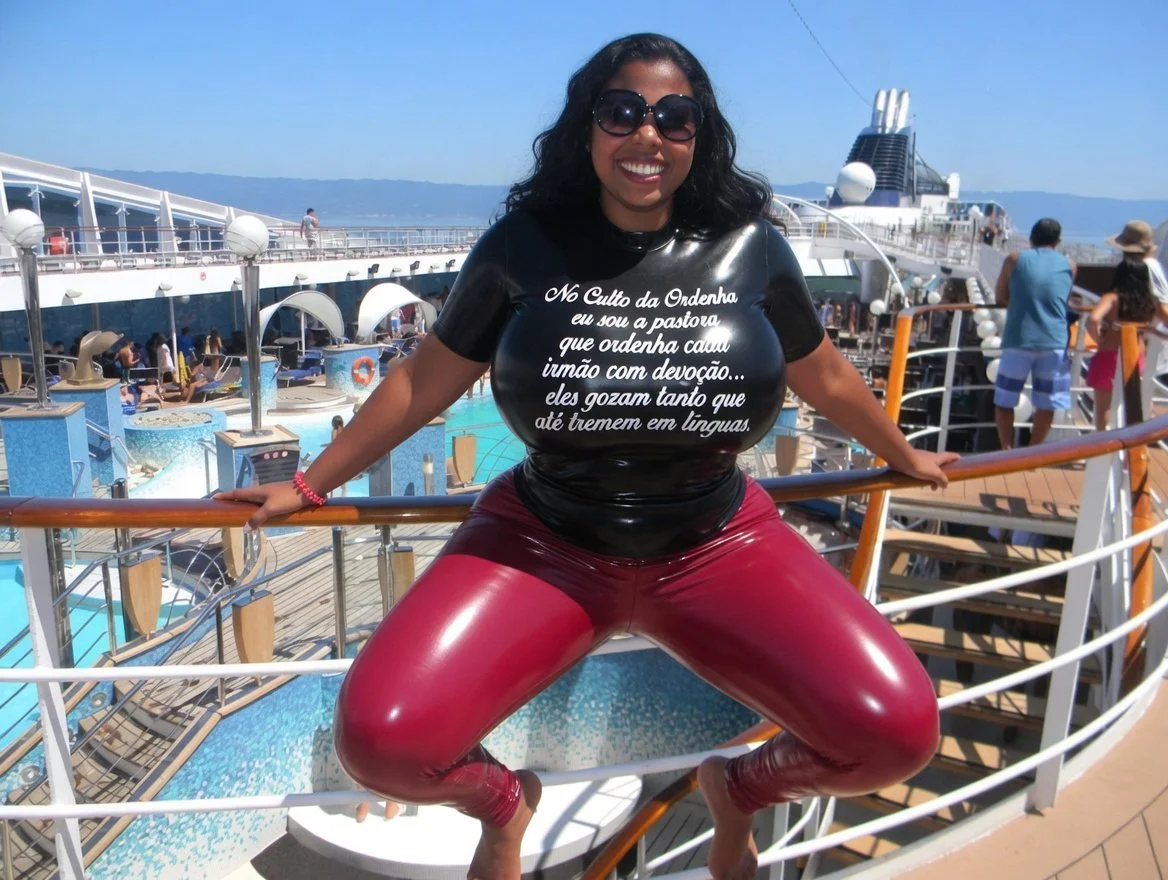 Milf negra e suas duas filhas no culto da ordenha. Parte 1. TABOO - AI - IA - CHURCH image 22