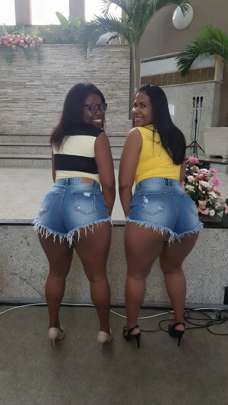 Milf negra e suas duas filhas no culto da ordenha. Parte 1. TABOO - AI - IA - CHURCH image 24