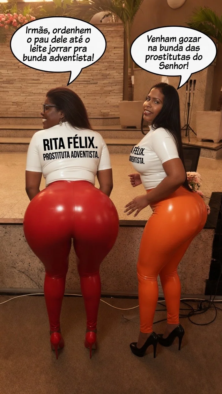Milf negra e suas duas filhas no culto da ordenha. Parte 1. TABOO - AI - IA - CHURCH image 3