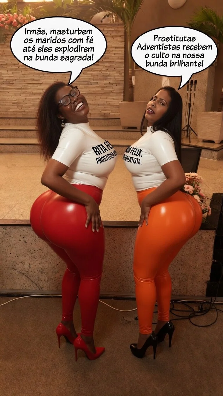 Milf negra e suas duas filhas no culto da ordenha. Parte 1. TABOO - AI - IA - CHURCH image 6