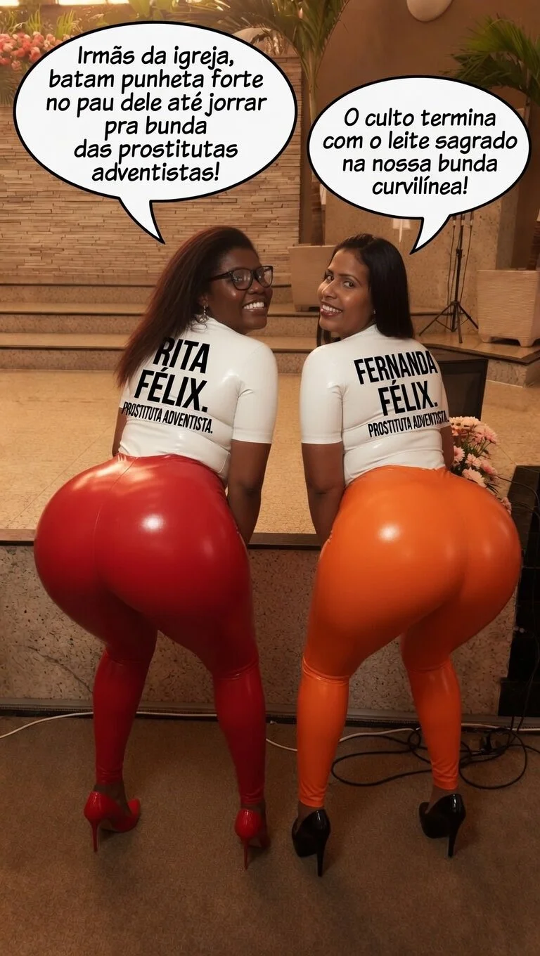 Milf negra e suas duas filhas no culto da ordenha. Parte 1. TABOO - AI - IA - CHURCH image 8