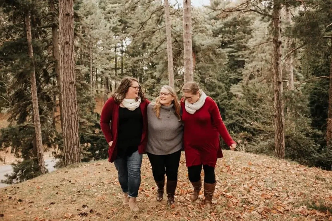 Chris, Katie, and Maddy (mom and daughters) image 2