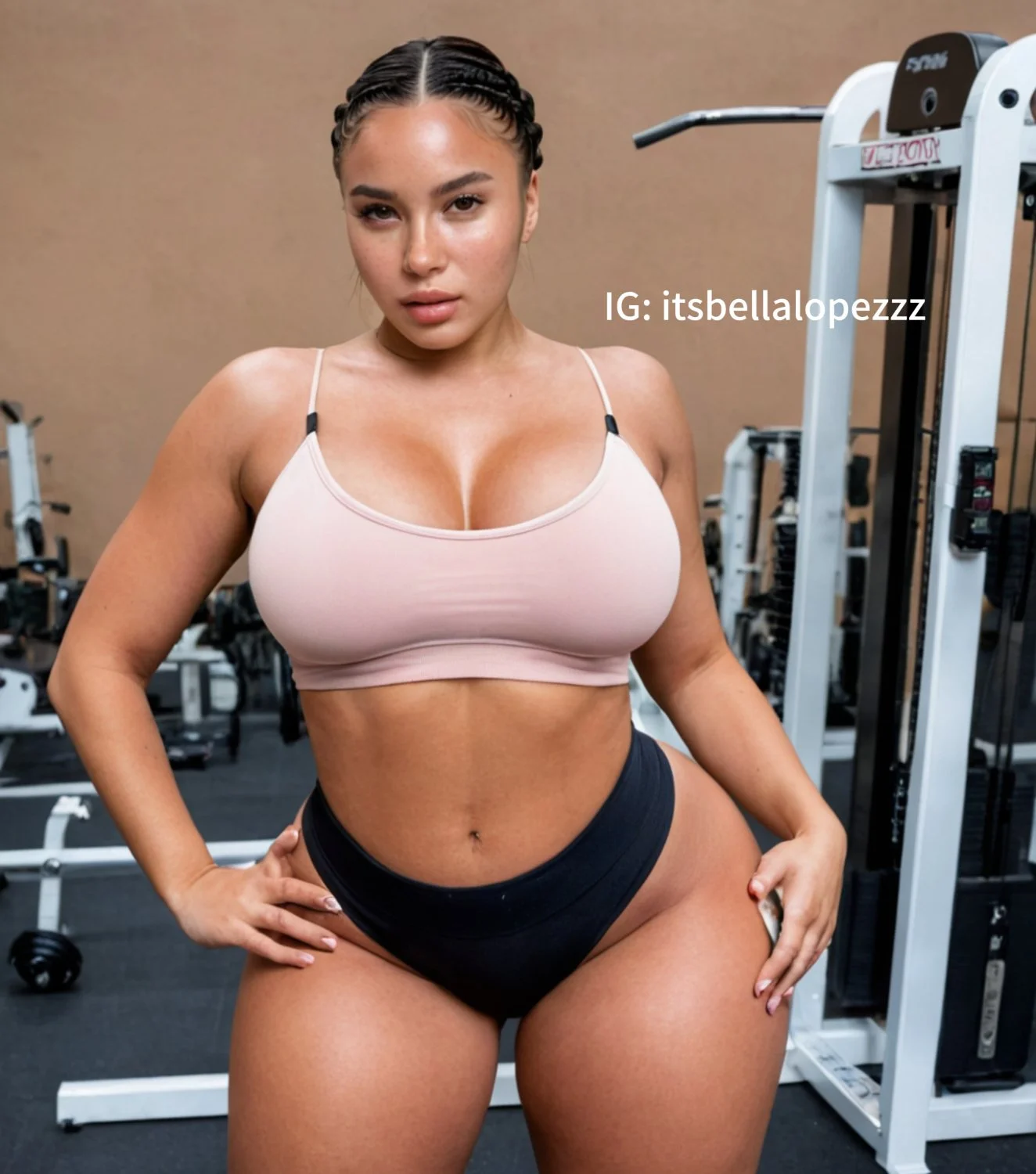 Busty beautiful latina teen IG image 10