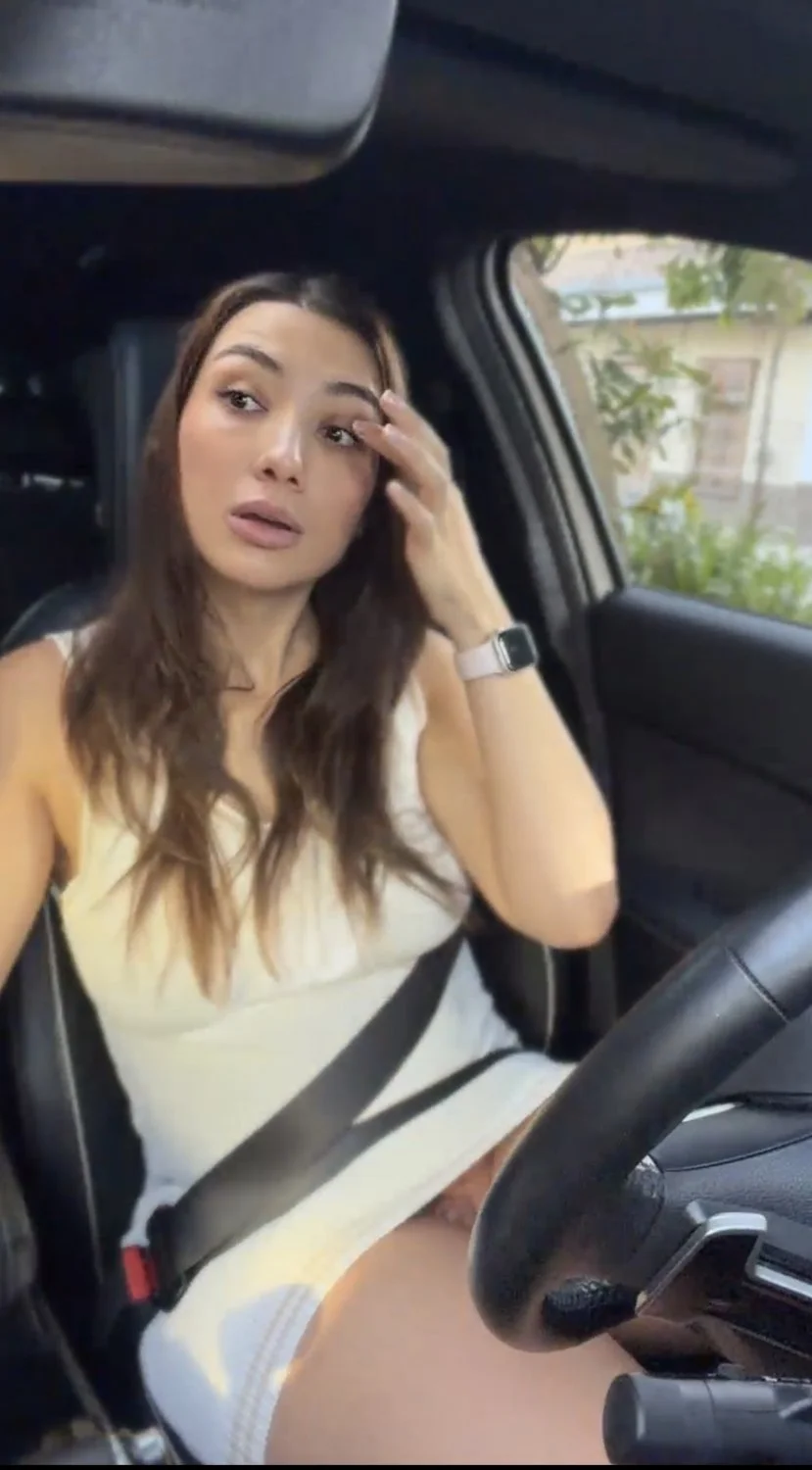 Getting naughty in the car image 20