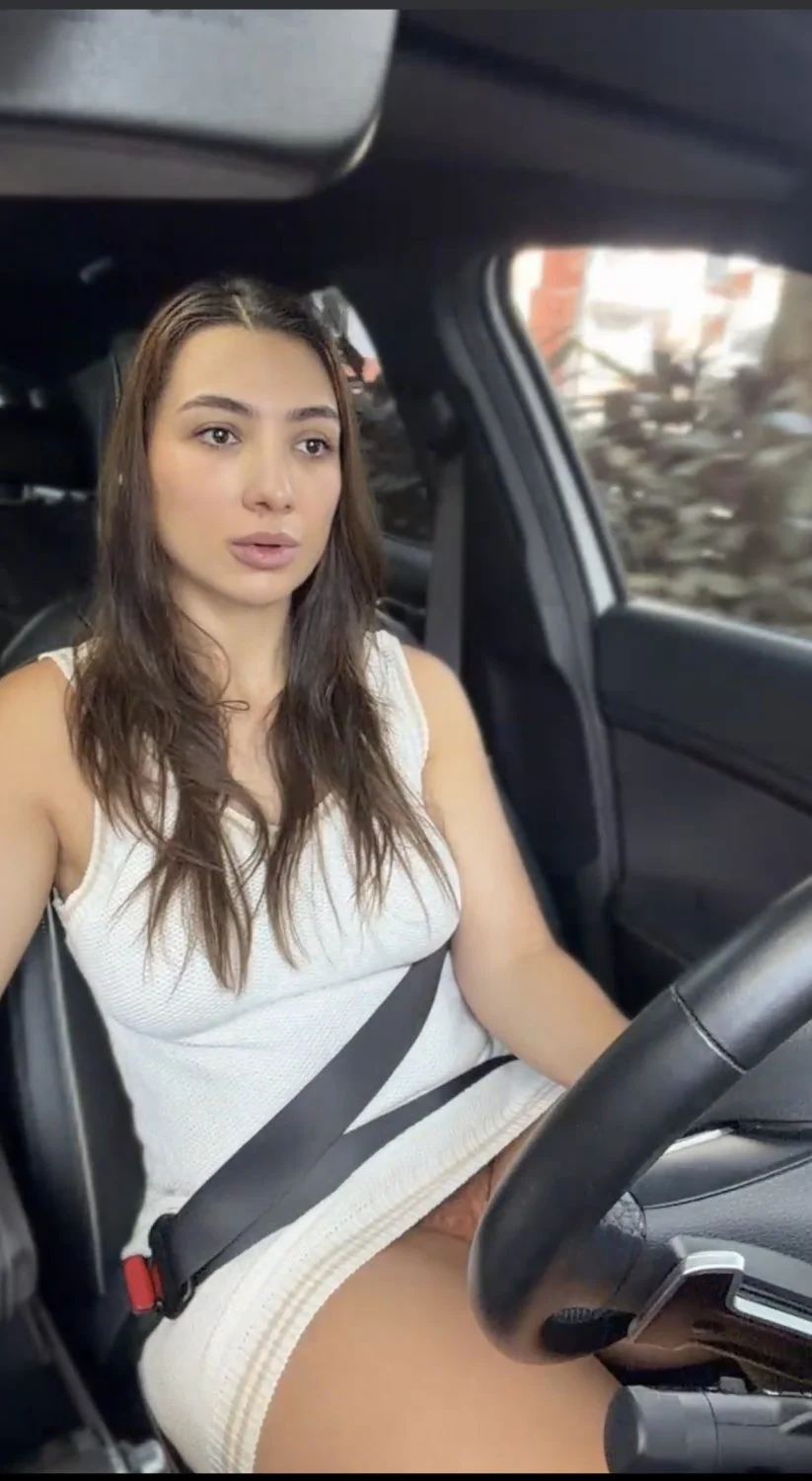 Getting naughty in the car image 21