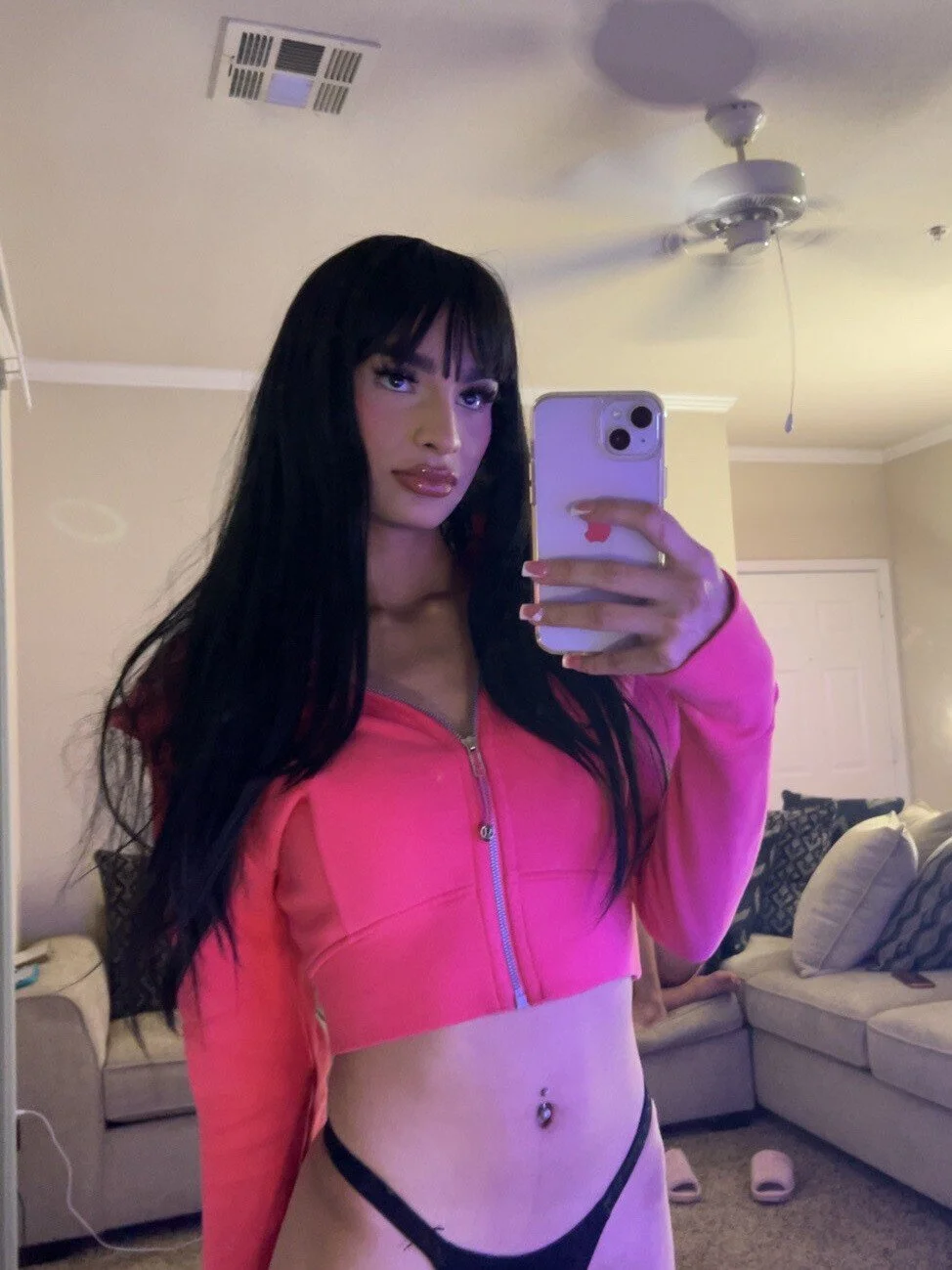 Petite Latina Trans Girl Jerking Off And Spanking Herself Tranny Trap Tgirl Ts Shemale Femboy Sissy image 2