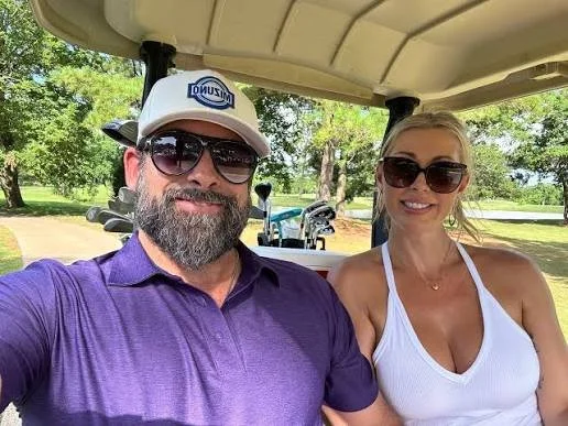 Holly and Hubby go golfing before she gets her BBC MFM image 7