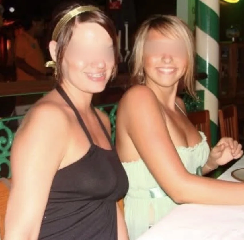 Honey ladies at a bar in tight dresses. Lesbian sluts image 1