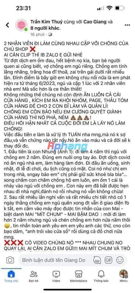NHân viên ngủ vói chồng sếp image 1