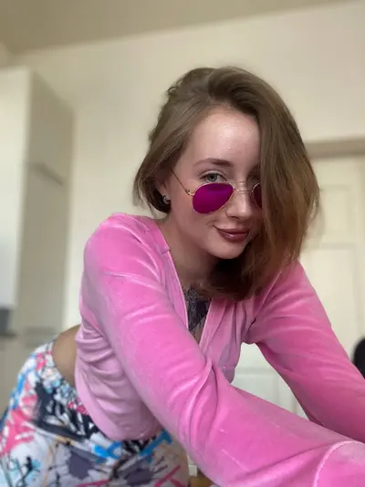 Pink Jacket & glasses cover image