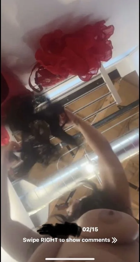 Tiktok Milf showing massive milkless boobs image 5