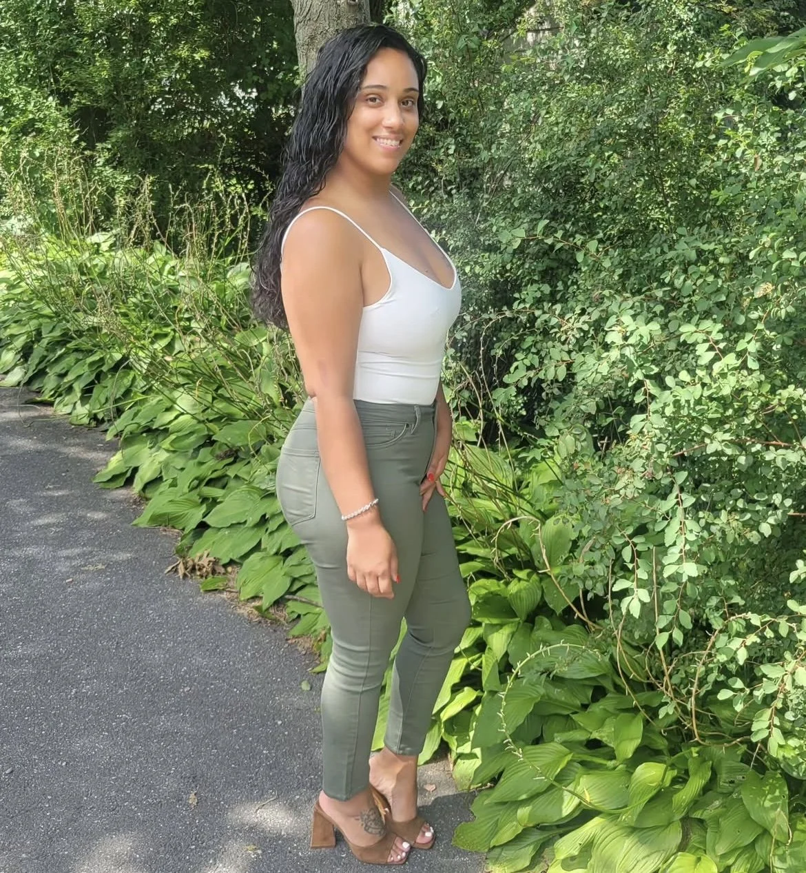Latina milf with cute feet and big tits and ass image 15