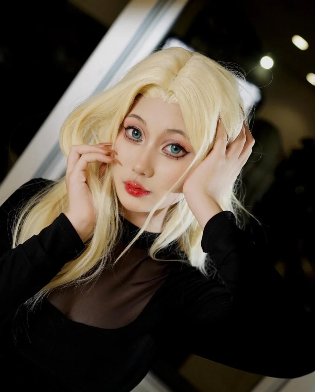sexy naive cosplayer friend image 12