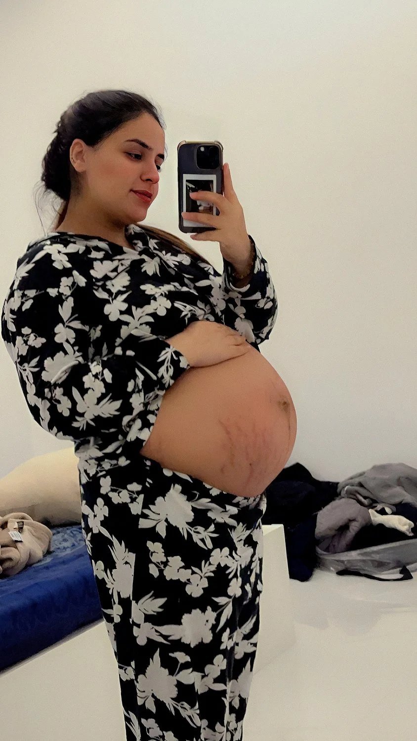 MARRIED WIFE GETS HER BBC AND SHOWS HER BELLY image 3